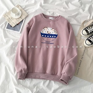 Áo Sweater Nỉ in hình Đồ Ăn (unisex)