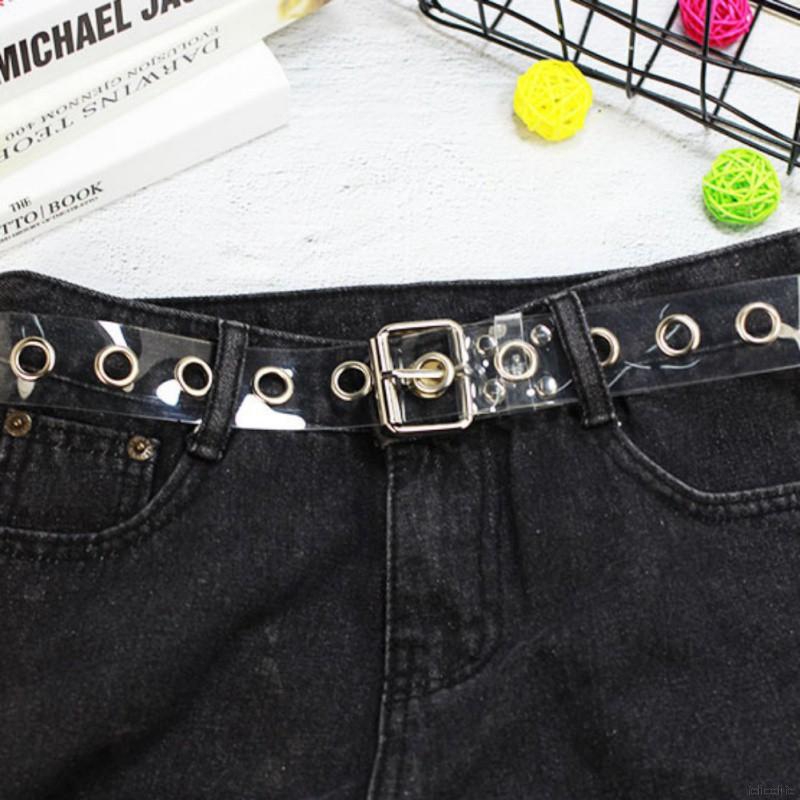 Dây nịt trong suốt bản nhỏ cá tính