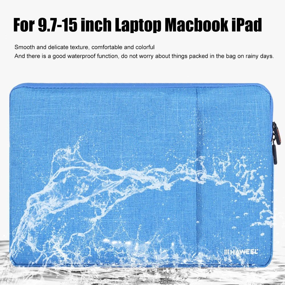 Túi đựng máy tính xách tay/máy tính bảng iPad 9.7-15inch hai dây khóa kéo chuyên nghiệp chống nước màu sắc tùy chọn