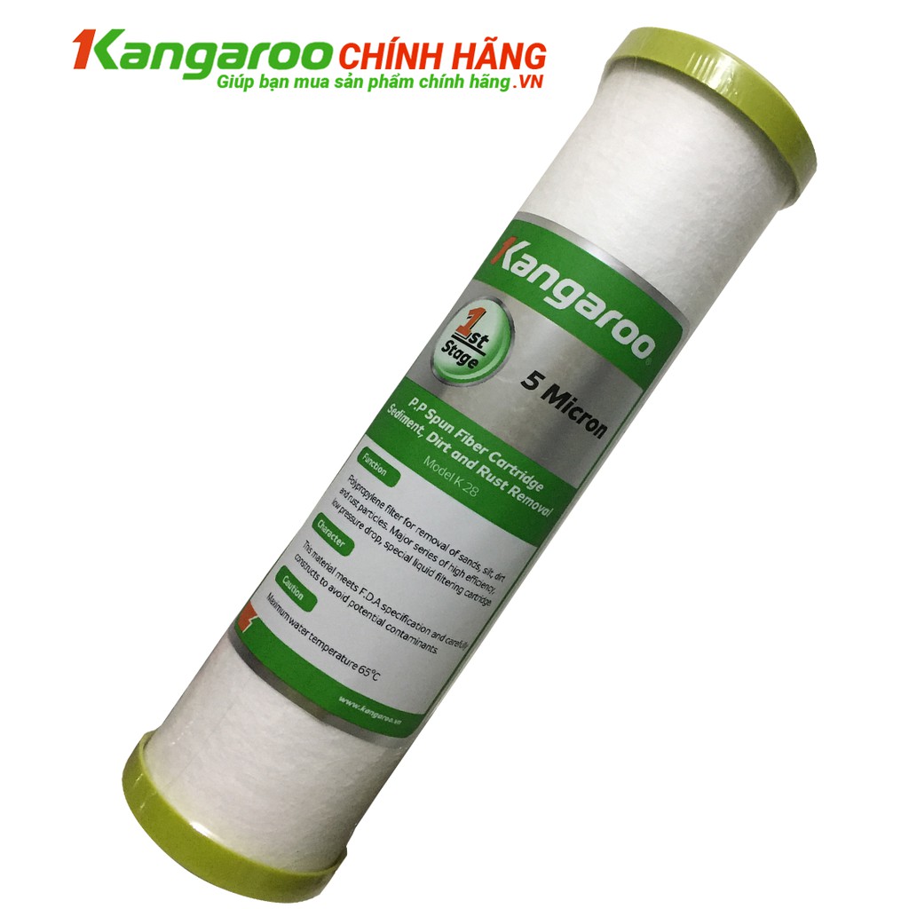 Bộ lõi lọc nước Kangaroo số 1, 2, 3
