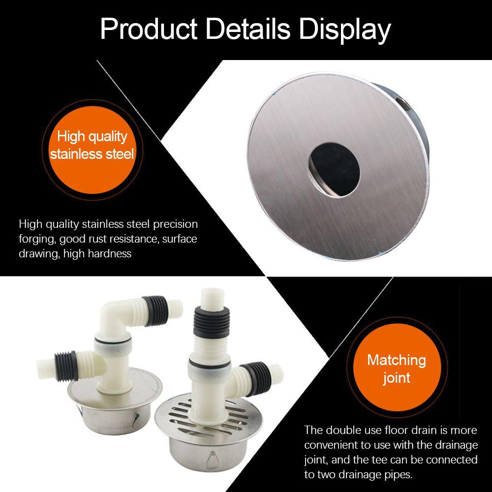 KUNHEV Nắp Đậy Cống Thoát Nước Sàn Nhà Hình Chiếc Lá Khử Mùi Sự Bảo Vệ