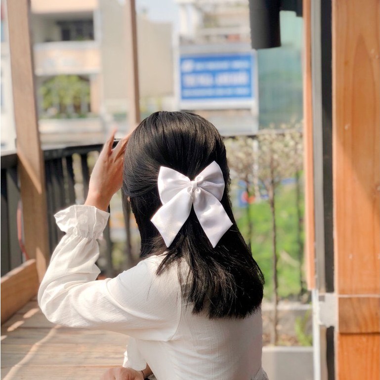 Kẹp Tóc Hình Nơ Lớn Xinh Xắn Phong Cách Hàn Quốc Dahabo KN01