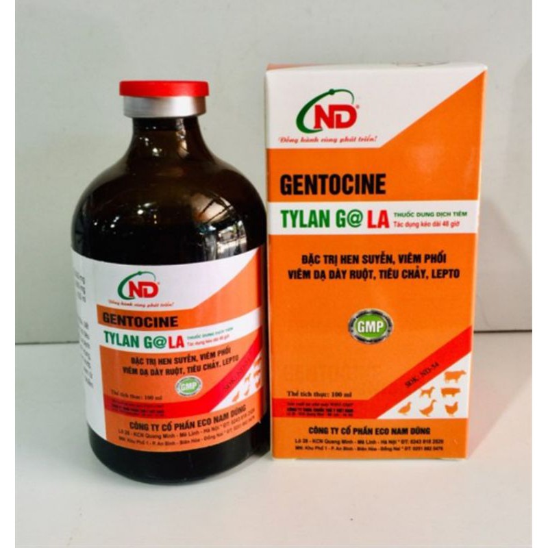 1 chai Gentocine Tylan G@LA 20 ml hsd 07/08/2024