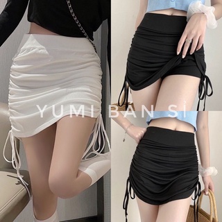 Chân Váy Rút 2 Bên Hong Chân Váy Ôm Body Nhún Rút Dây A29