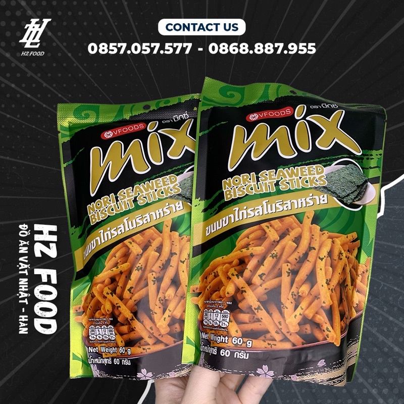 Snack que cay MIX Thái Lan - bim bim que Thái 60g