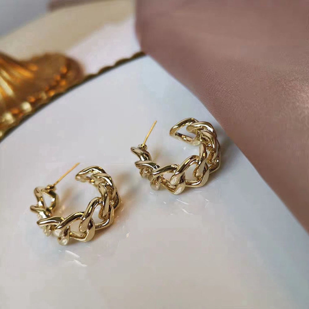 Đôi Khuyên Tai Hợp Kim Dáng Dài Phong Cách Cổ Điển Cho Nữ