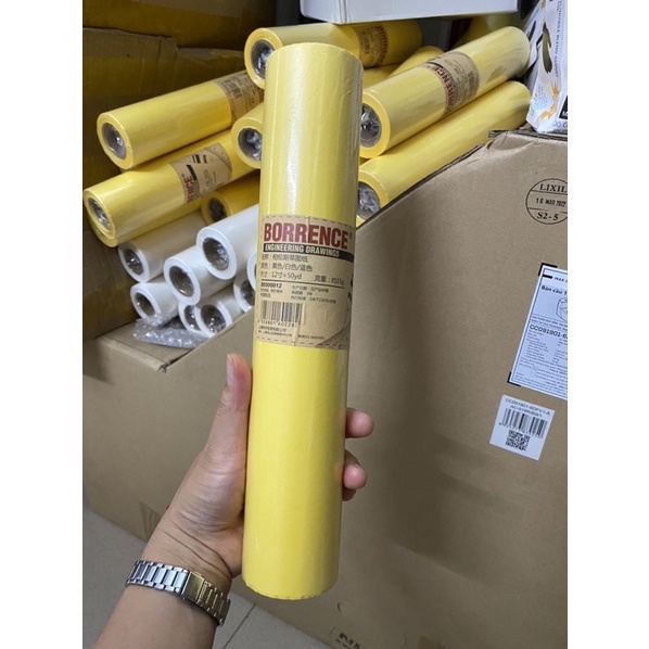 Giấy thiết kế , giấy scan cuộn 50m rộng 30cm giấy scan mỏng