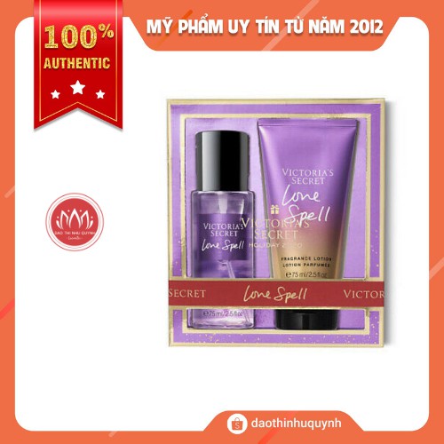 Set 2 Sản Phẩm Xịt Thơm Và Dưỡng Thể Victoria's Secret Hương Thơm Siêu Quyến Rũ Và Lôi Cuốn 75ml