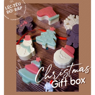 Xà phòng tạo hình Giáng Sinh 60gram giúp dưỡng da phù hợp làm quà tặng Noel