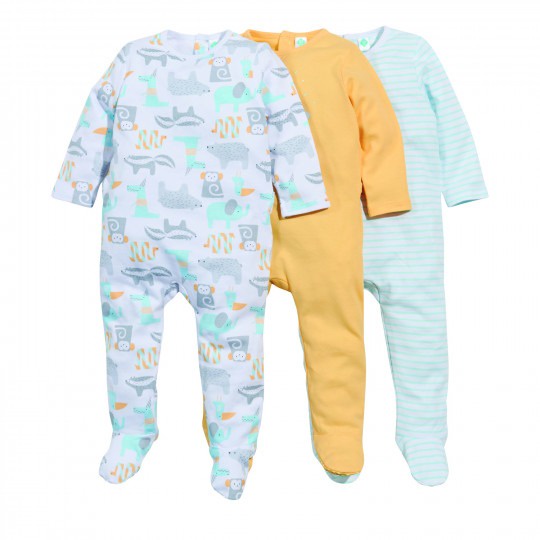 THANH LÝ HÀNG LỖI body cotton liền tất bé trai bé gái, hàng xuất dư xịn, sleepsuit cho bé