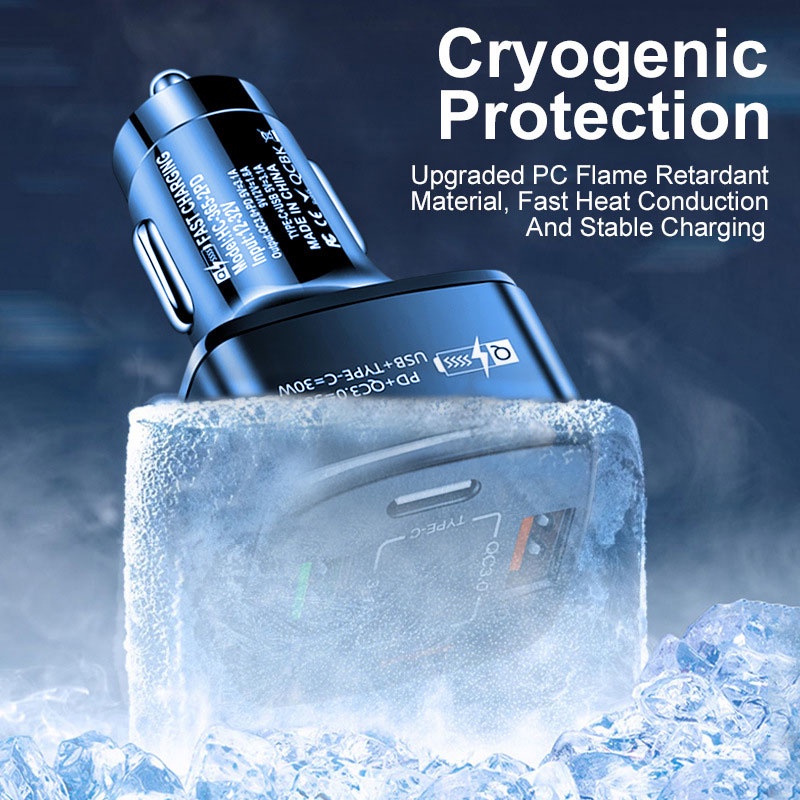 SEAMETAL Bộ Sạc Nhanh 4 Cổng USB QC3.0 PD 20W Loại C 12V 24V