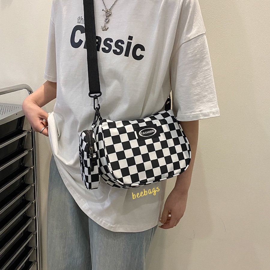 Túi Đeo Chéo Unisex Caro Cá Tính Hợp Nhiều Outfit Đi Chơi | TX30 | Túi Đeo Nam Cá Tính Phong Cách Hàn Quốc Dễ Phối Đồ