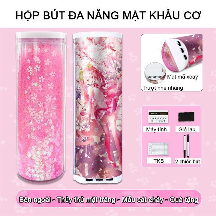 Hộp bút đa năng cát chảy có mật khẩu
