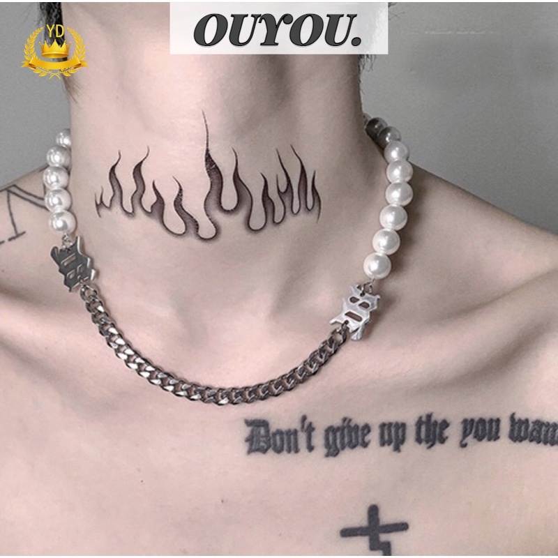 Vòng Cổ Choker Đính Hạt Ngọc Trai Hình Trái Tim Đơn Giản Thanh Lịch Dành Cho Nữ