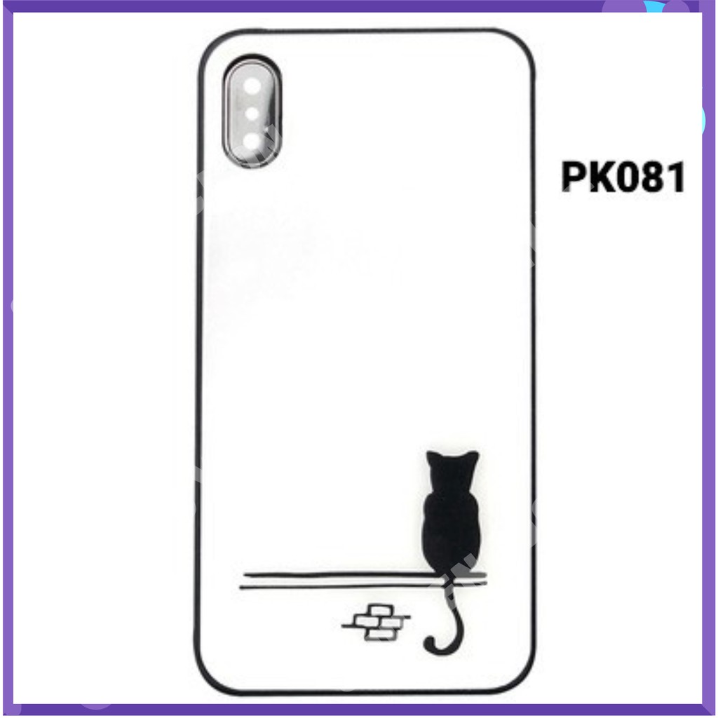 [HOT] Ốp kính hình đôi mèo đen - iPhone 6/6S - 6 Plus/ 6S Plus - 7/ 8 - 7 Plus/ 8 Plus - X/ XS/ XS Max . ... - CCLNB