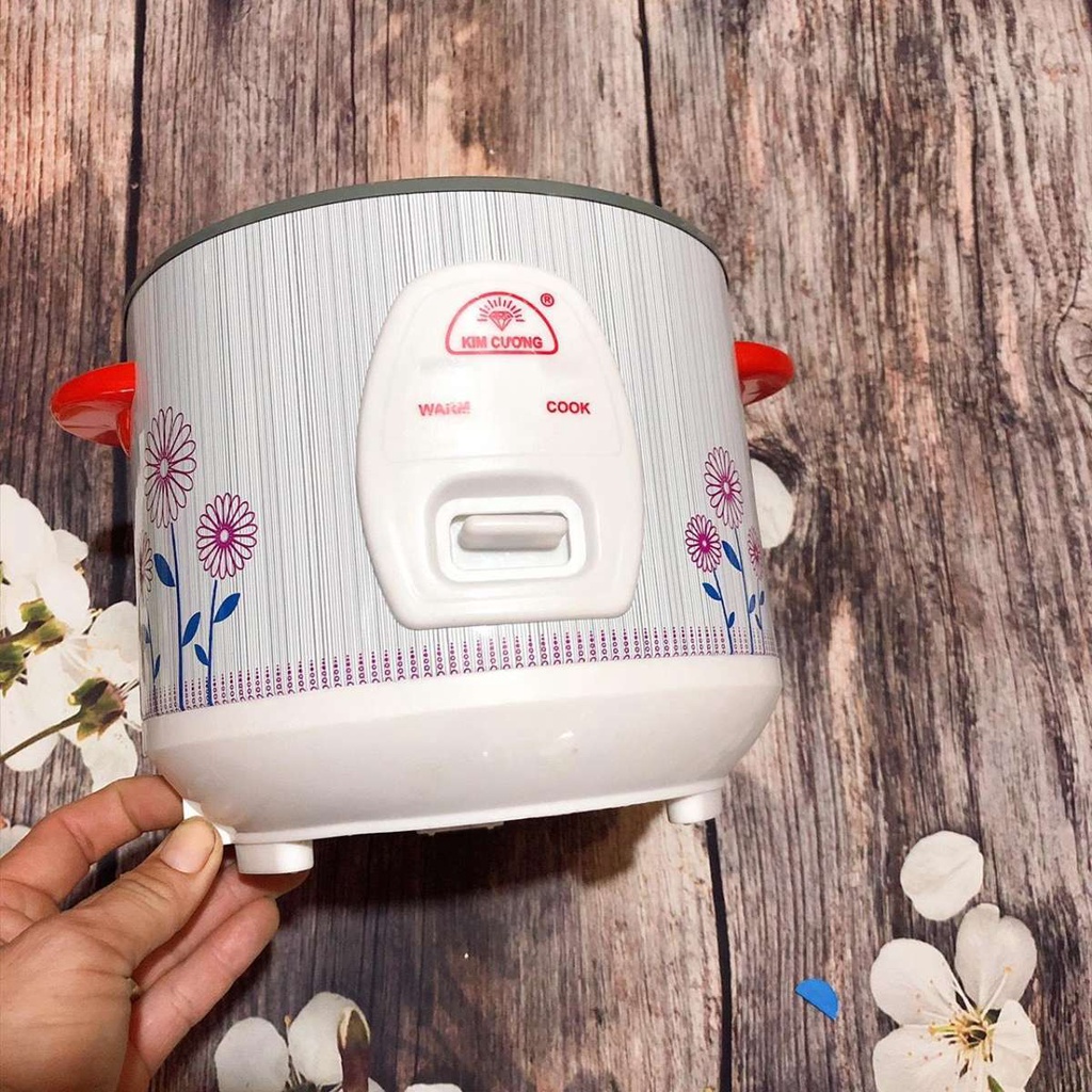 NỒI CƠM ĐIỆN KIM CƯƠNG 0.6L, HOA VĂN MÀU NGẪU NHIÊN