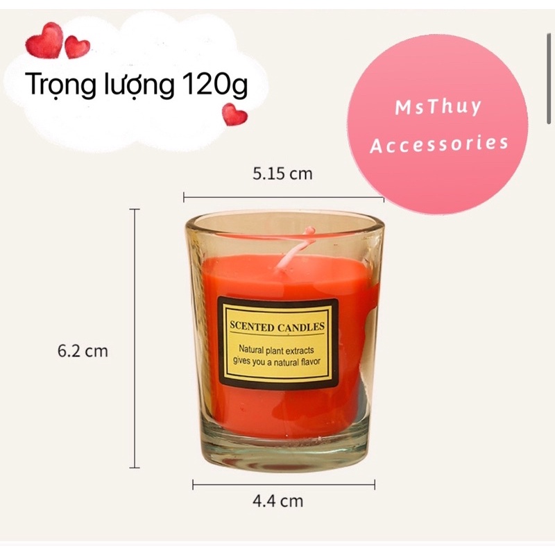 (New) Nến thơm phòng SCANTED CANDLES hương thơm từ sáp đậu tự nhiên , an toàn khi sử dụng