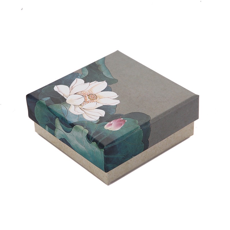Hộp sen bộ đựng vòng tay , trang sức kích thước 12x12