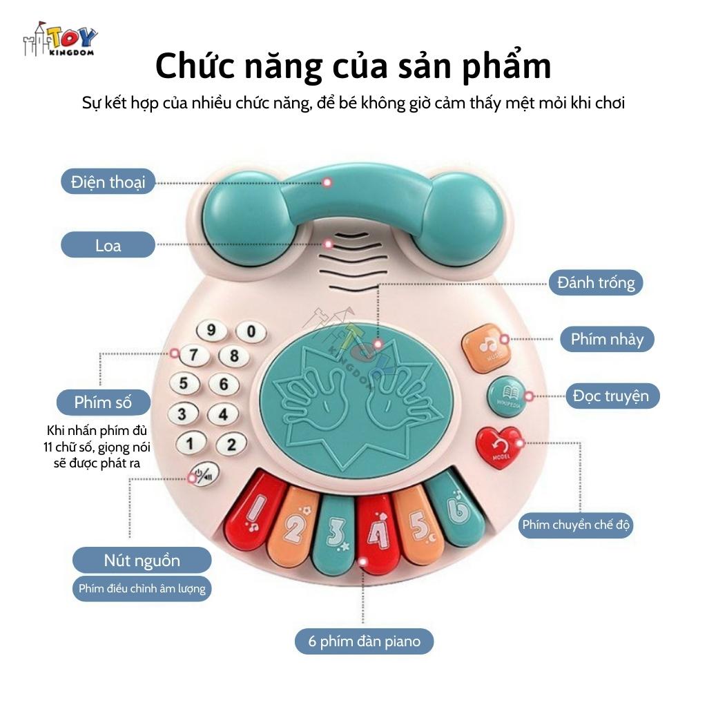 Đồ Chơi Phát Nhạc Tiếng AHIHI Cho Bé Có Đàn, Trống, Số Đếm Dành Cho Bé Từ 6 Tháng