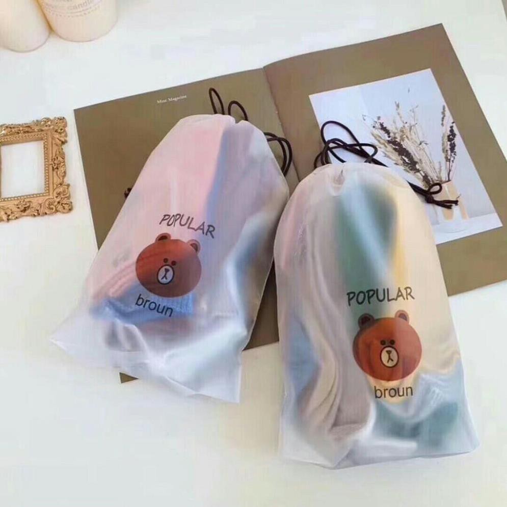 [XẢ KHO+FREE SHIP] SET 10 TẤT GẤU BROW DÁNG HÀN CHẤT DÀY DẶN MỀM MỊN TẤT GÁU CUTE