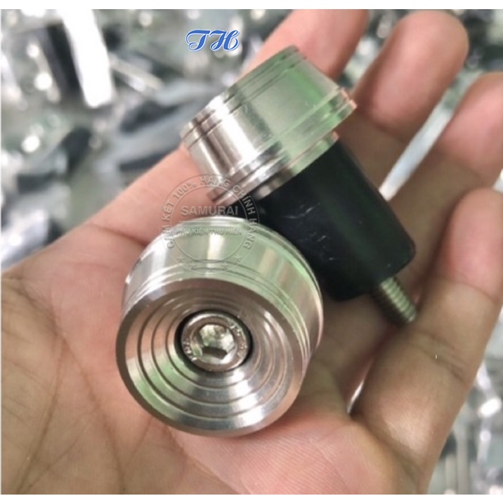 Cặp Gù Tay Lái Inox 304 Salaya Mẫu Gù Đặc Thái gắn nhiều dòng xe như winner, exciter, wave, sirius, ....
