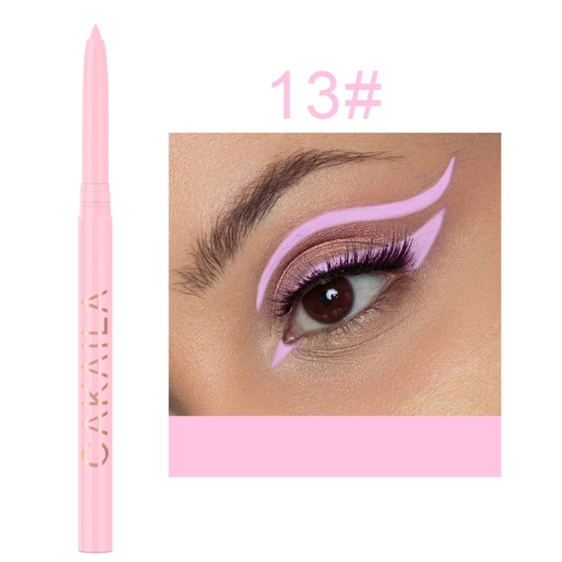 Bút Kẻ Mắt Dạng Gel Kháng Nước Lâu Trôi 18 Màu Lựa Chọn