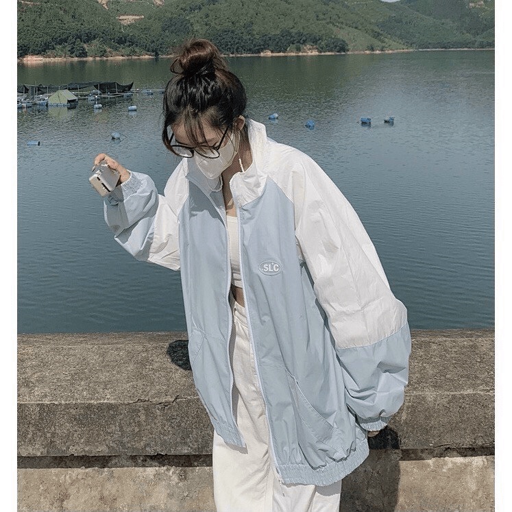 (HCM)  Áo khoác dù 2 lớp cổ cao Hottrend siêu đẹp form rộng - siêu xịn cho các bạn trẻ KME FASHION