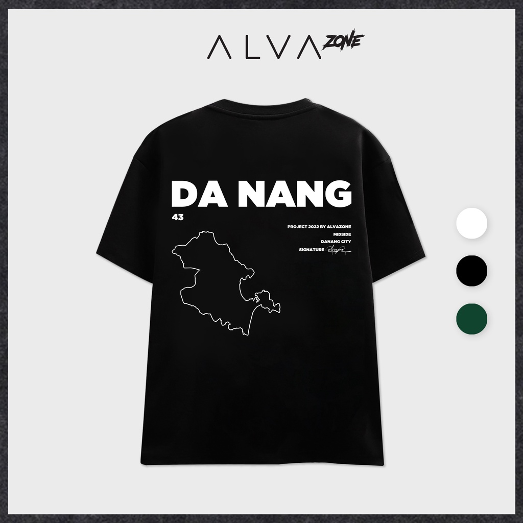 Áo Thun Đà Nẵng LocalBrand Phông Cổ Tròn Tay Lỡ Unisex Nam Nữ Thế Hệ Genz