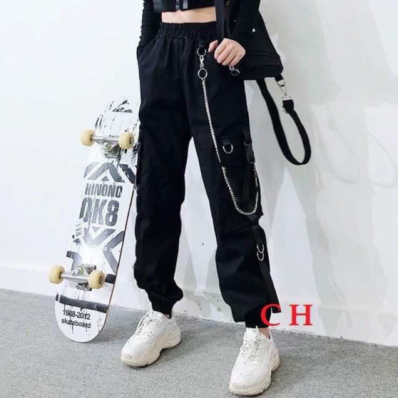 [ Mã WASTAPR giảm 10K đơn 50K] Quần túi hộp dây xích CH12 | BigBuy360 - bigbuy360.vn