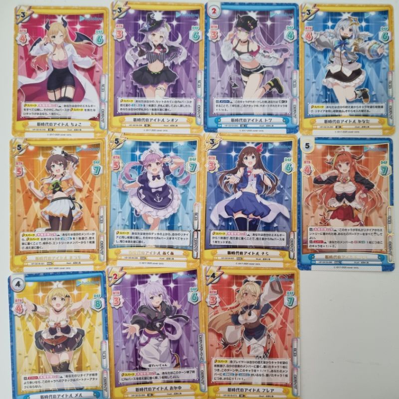(Chính hãng) Thẻ Rebirth for you nhân vật Hololive Aqua/Matsuri/Sora/Coco/Kanata/Shion/Okayu/Towa/Choco (RRR)(RR)