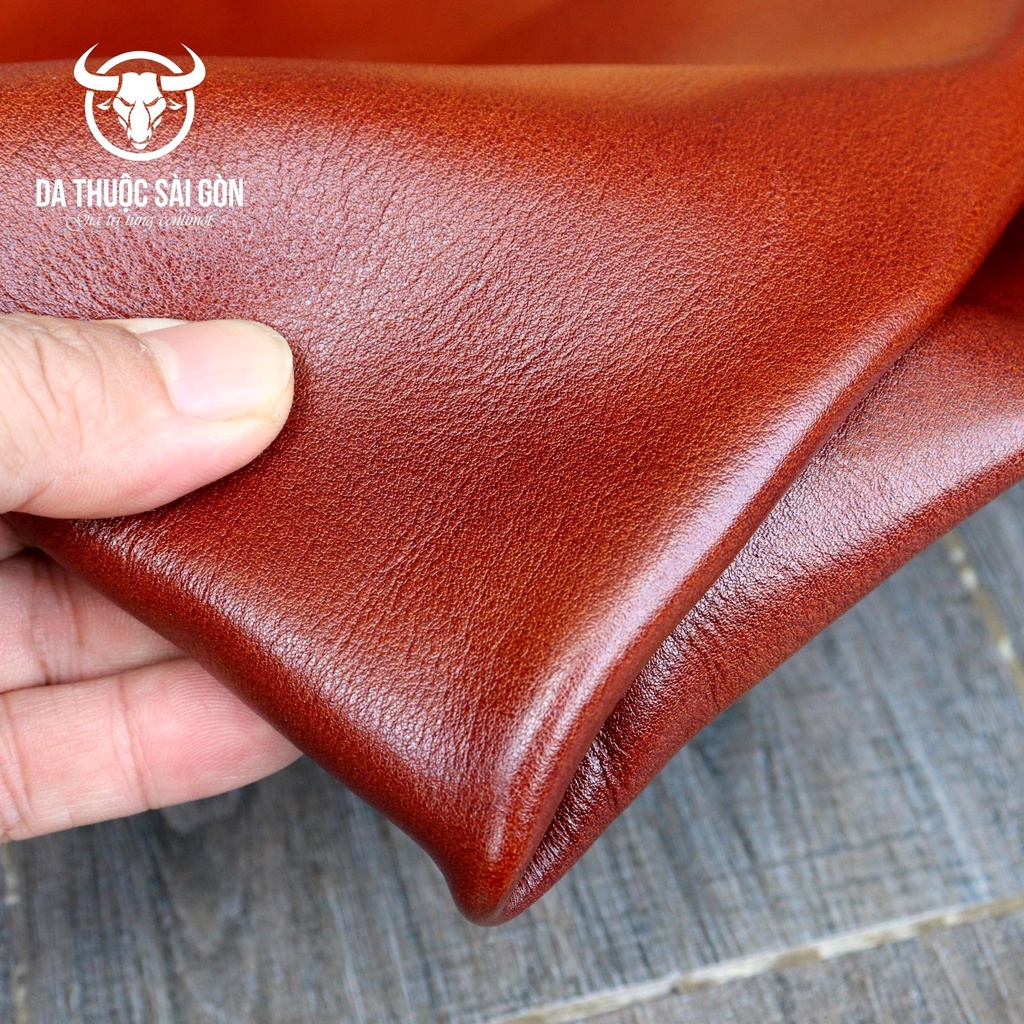 10 Pia da bò Flexible cao cấp màu bò cháy thương hiệu Da Thuộc Sài Gòn - Cần mua da bò