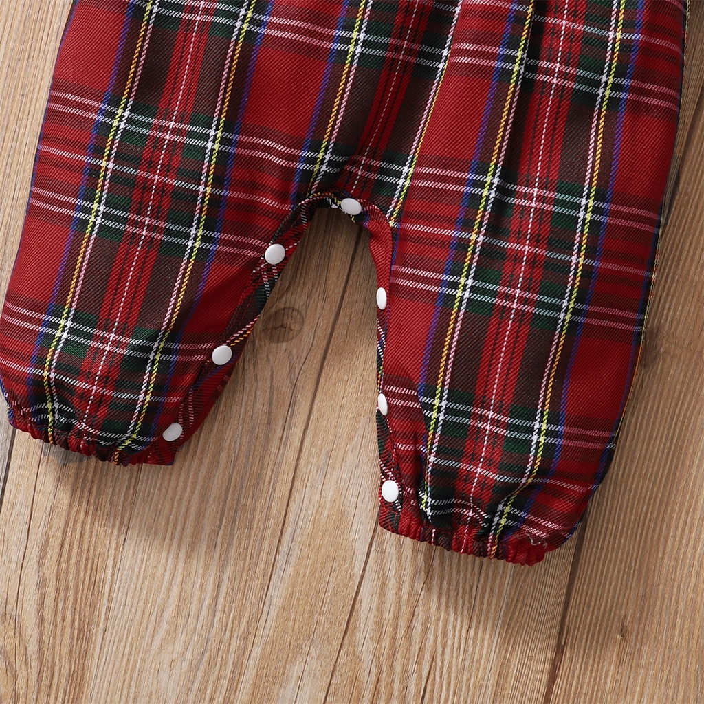 Áo liền quần MIKRDOO kẻ sọc dài tay thời trang năm mới dành cho trẻ em