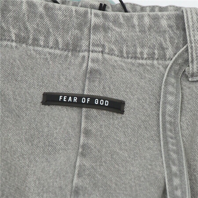 Quần jeans Fear Of God grey Jiujitsu cargo pants