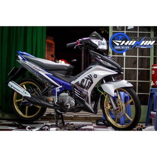 Tem Trùm Exciter 135 Trắng Đen