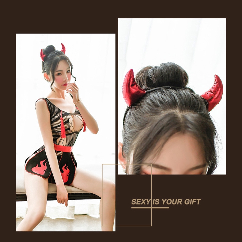 đồ ngủ sexy Tạp Dề Phối Tua Rua Hóa Trang Halloween Độc Đáo | BigBuy360 - bigbuy360.vn