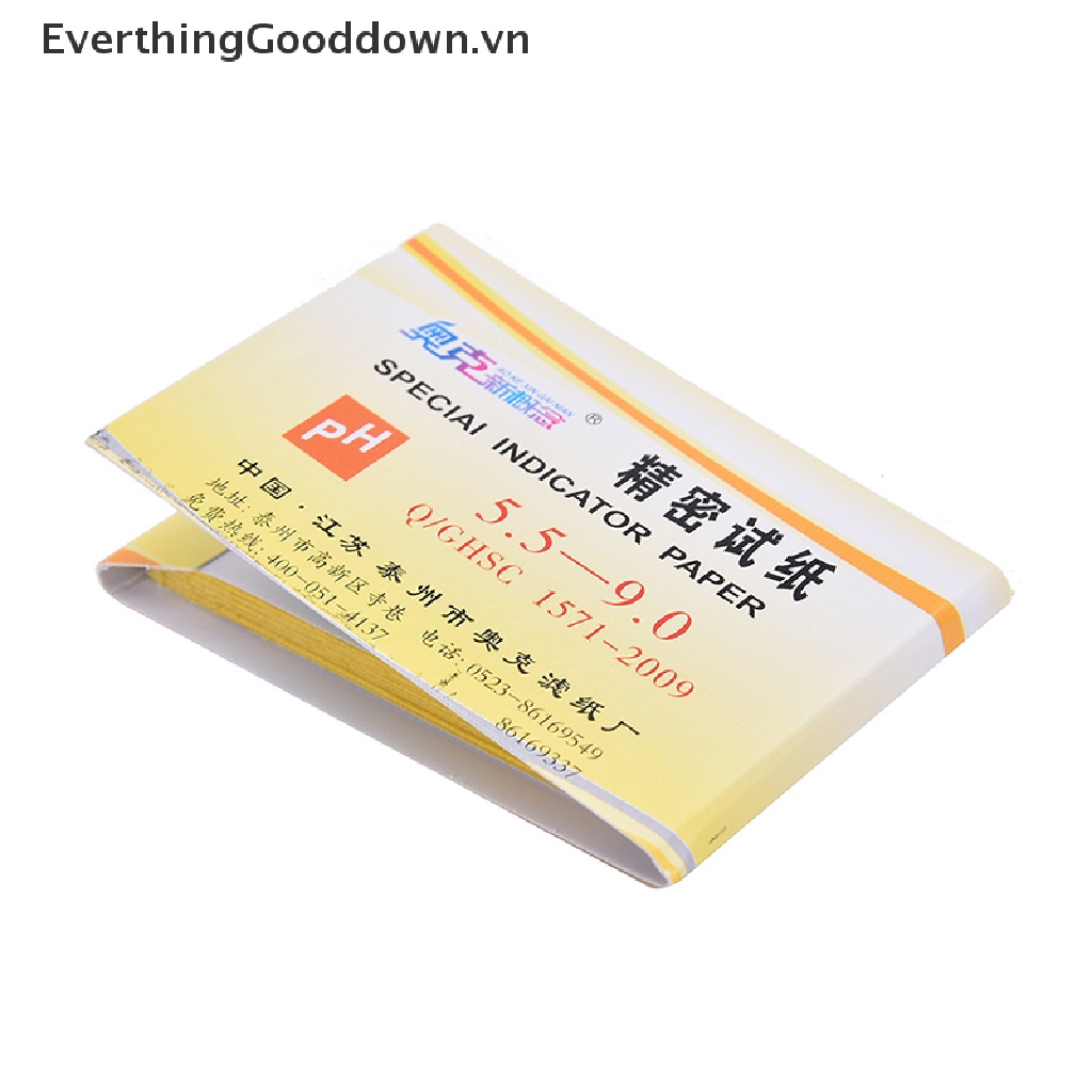 Everthinggood Bộ 80 Tờ Giấy Kiểm Tra PH Litmus Nước Tiểu Axit Alkaline Hữu Ích