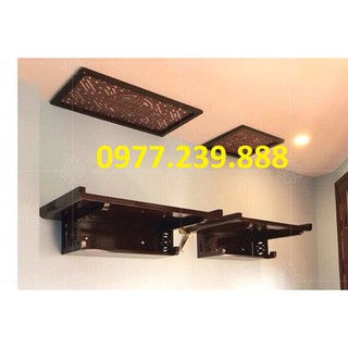 bàn thờ treo tường gỗ sồi 61cm