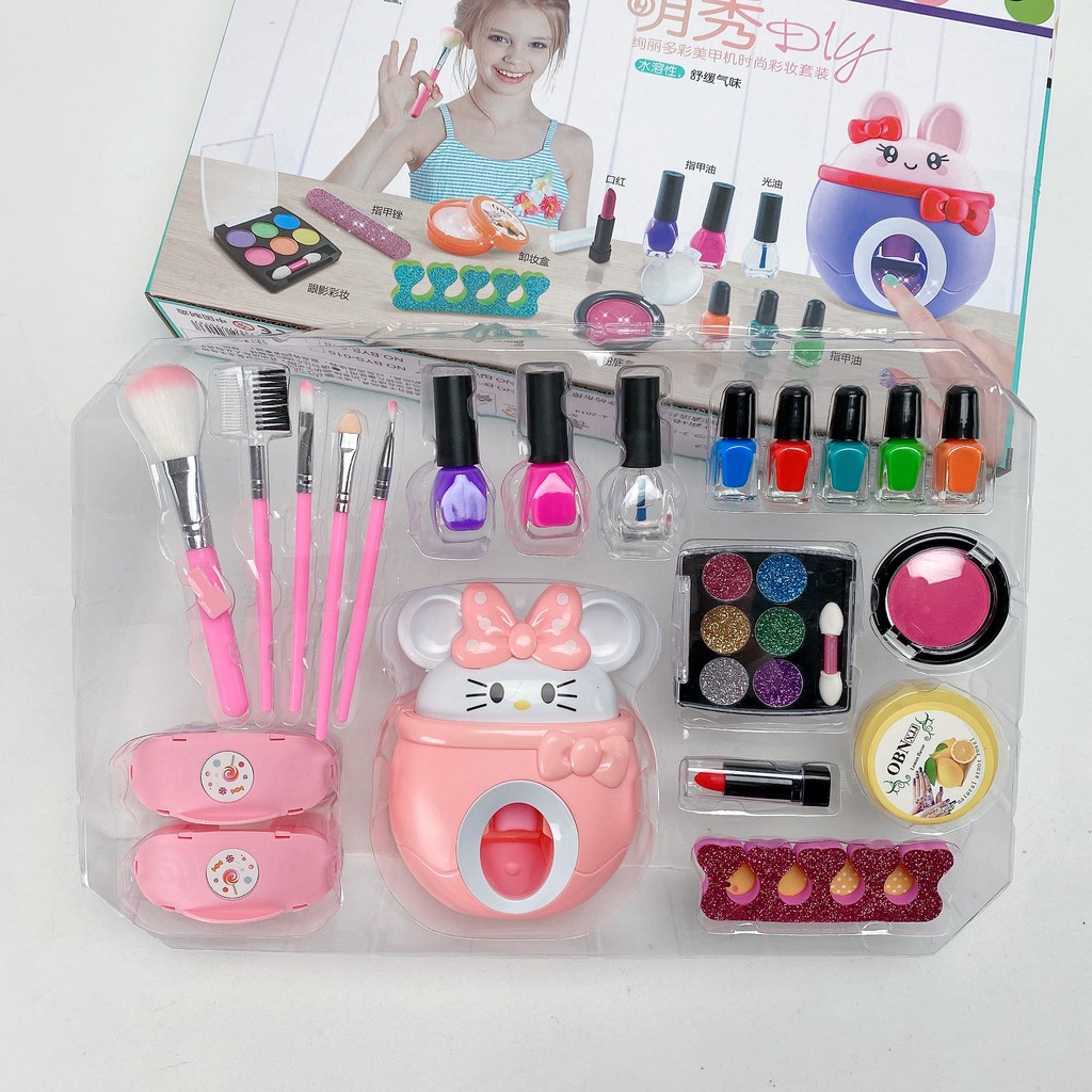 Bộ đồ chơi make up & trang điểm móng ta  an toàn cho bé gái