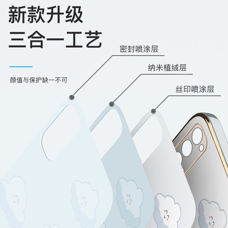 Ốp Điện Thoại Silicon Viền Mạ Hình Gấu / Thỏ Cho oppo Reno2F Reno4 4G Reno4 pro Reno Reno2 RenoZ Reno3 Reno3 pro mobile