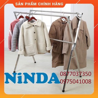 [ SIÊU HÓT ] Giá phơi quần áo Inox 2 tầng gấp gọn NiNDA R-215 [ hàng tốt nhất ]