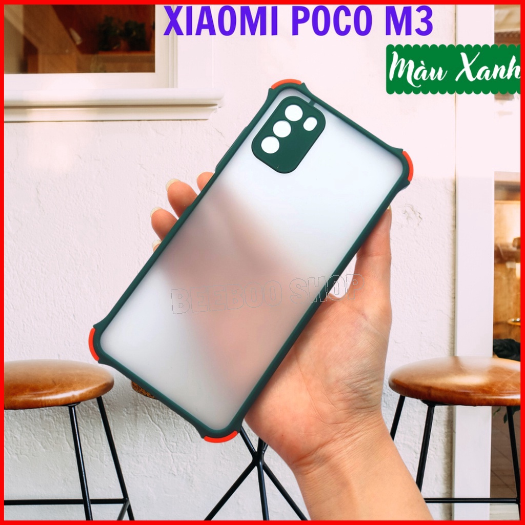 CHỐNG SỐC Ốp lưng Bảo vệ Camera Xiaomi Poco M3/ X3/ X3 NFC/ X3 Pro - Chất liệu Nhám Cao cấp - Chống va đập