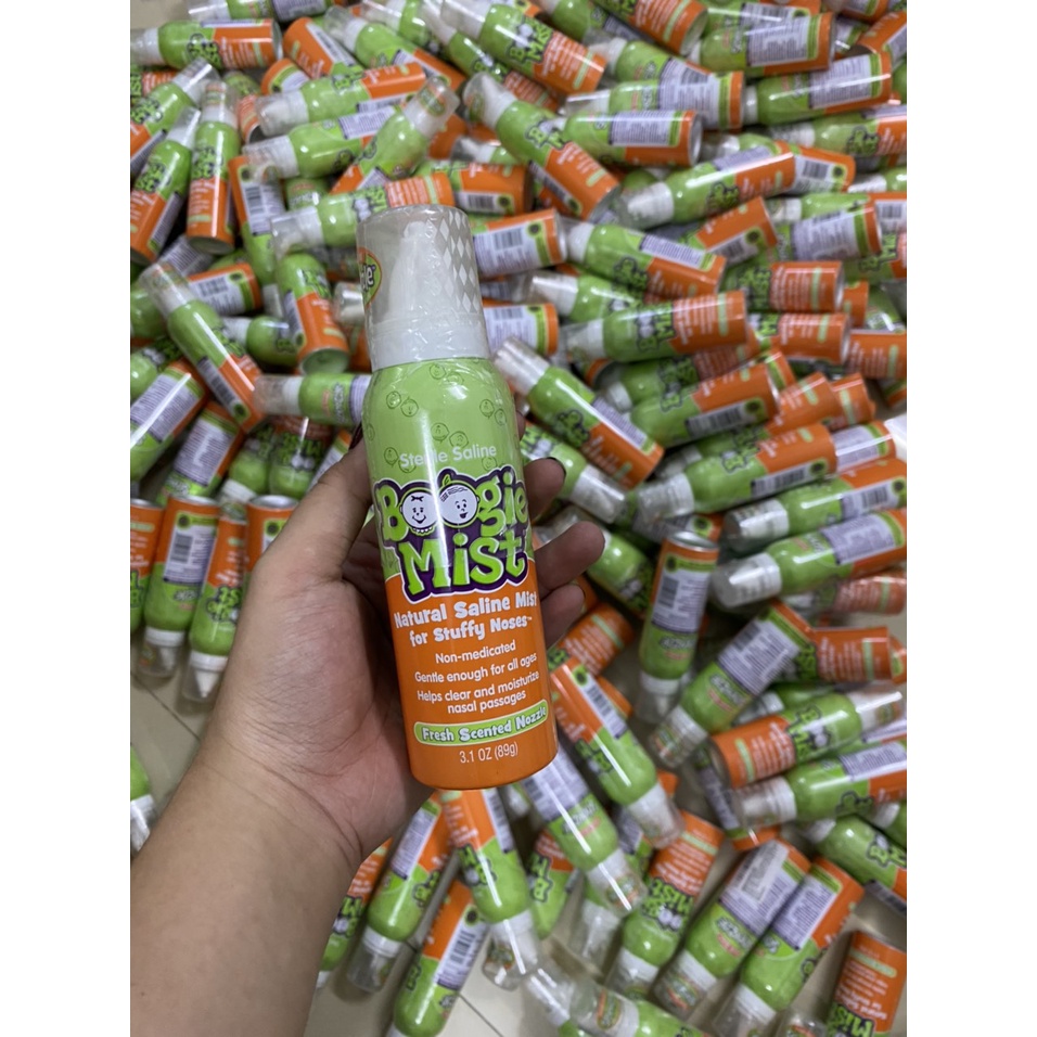 Xịt mũi vô trùng kháng khuẩn Boogie Mist 89g cho bé