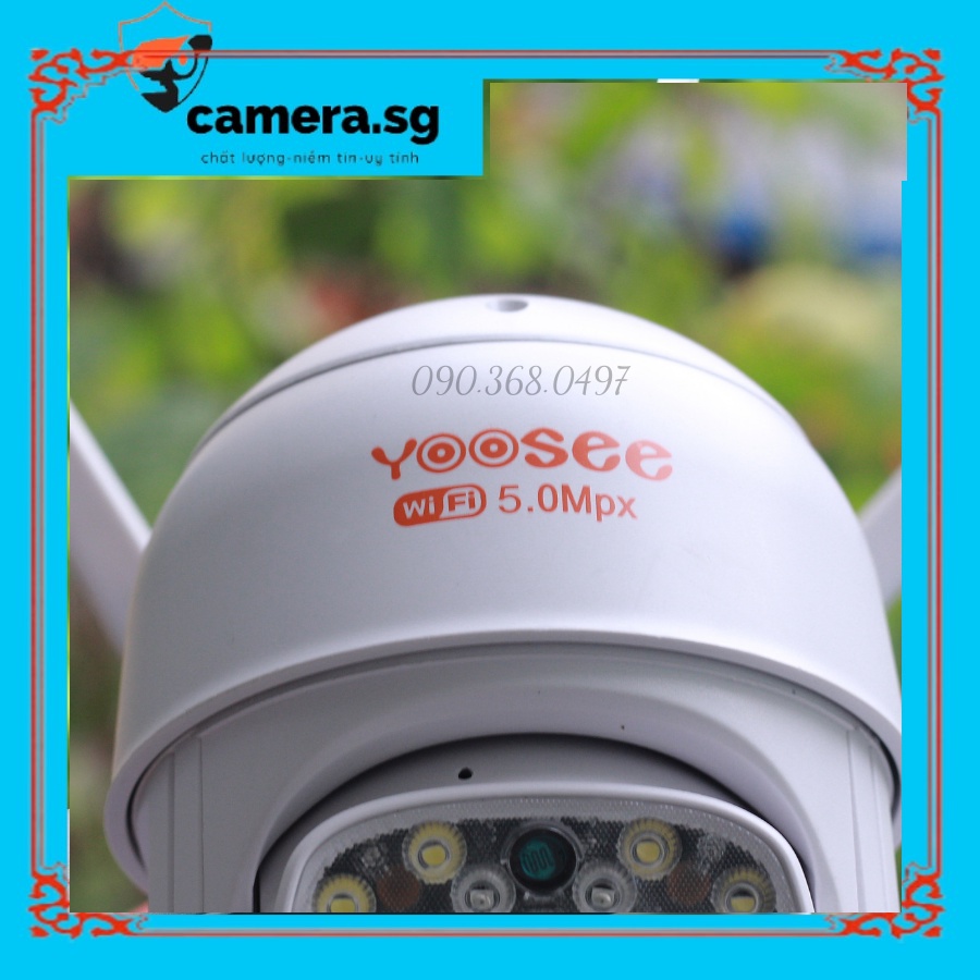 [ngoài trời xoay 36 đèn] Camera yoosee ngoài trời xoay độ chuẩn 5.0mpx,🌟free ship🌟 phần mềm yoosee tiếng việt 23 ĐÈN