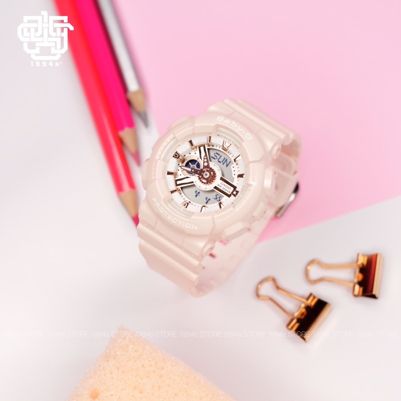 Đồng hồ nữ Casio BABY-G BA-110RG-4A chống va đập chính hãng