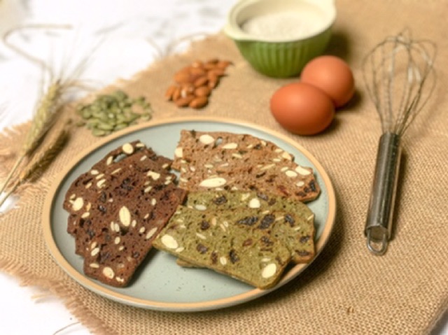 Bánh biscotti Nguyên Cám Protein 100g các vị | BigBuy360 - bigbuy360.vn