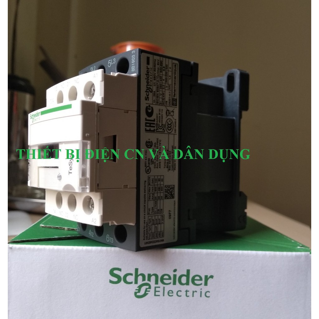 Khởi động từ LC1D32 32A 15kW Schneider - Thiết bị điện CN và dân dụng