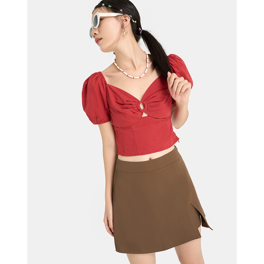 Quần Váy Thời Trang Nữ JUNO Kiểu Mini Cutout JNQSH017