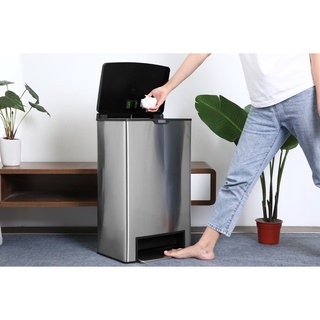 Thùng rác inox đạp chân 26 lít ,40 lít Thùng rác phòng bếp dùng gia đình