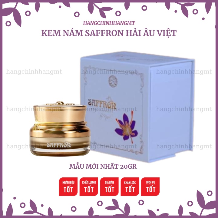 Kem Ngừa Nám Tàn Nhang Saffron Hải Âu Việt Dưỡng Trắng Da - Giúp Da Sáng Mịn Đều Màu