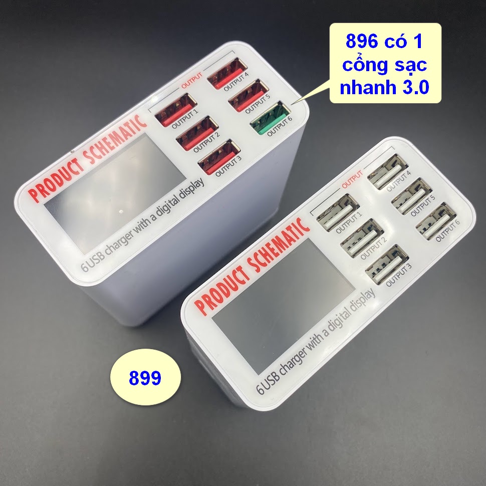 Sạc báo dòng hỗ trợ sạc nhanh QC 3.0